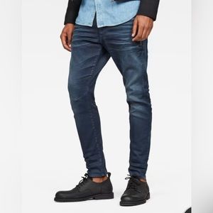 G STAR RAW  D-STAQ 3D ZIP SLIM JEANS SIZE 32x32